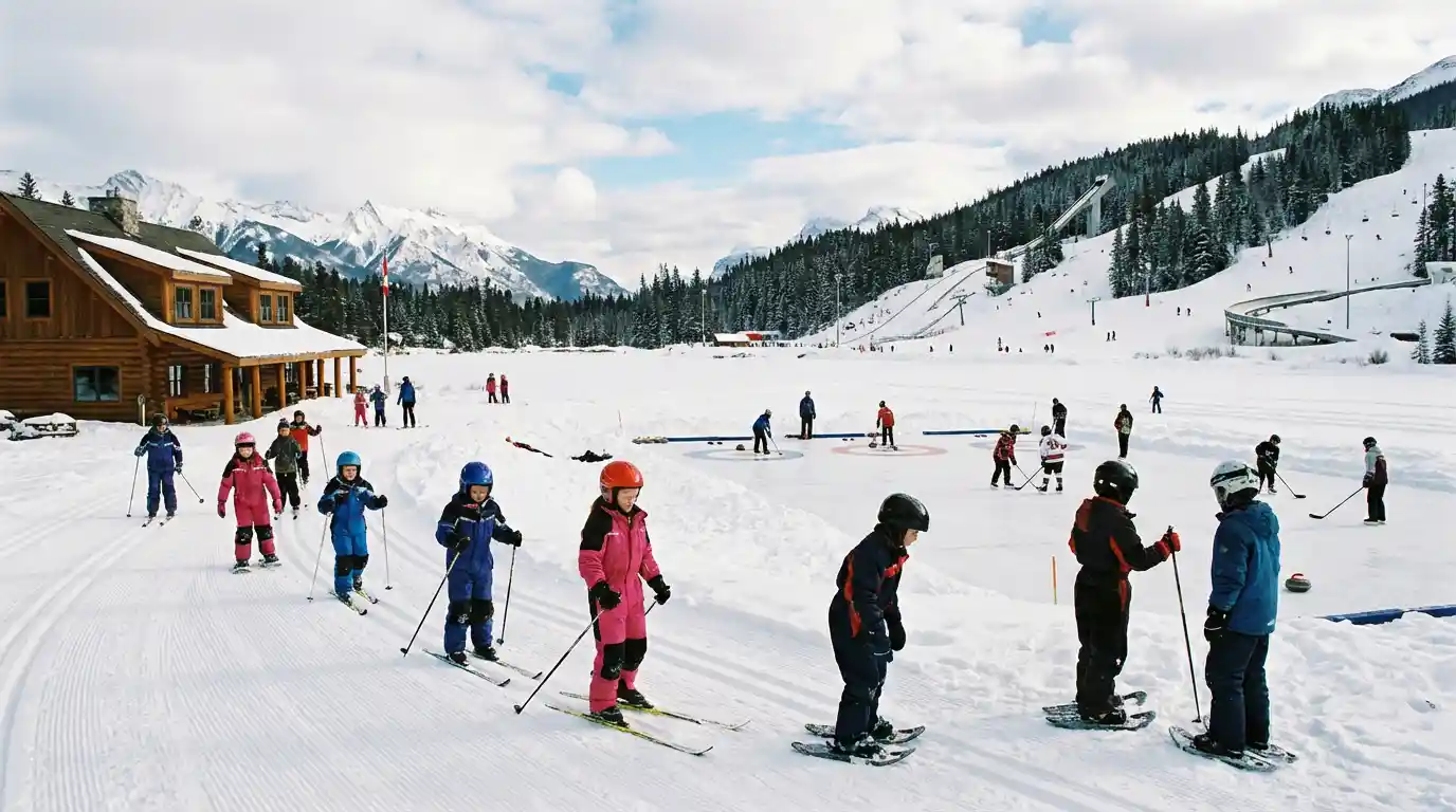 &iquest;Qu&eacute; deportes de invierno se practican desde la escuela en Canad&aacute; 1