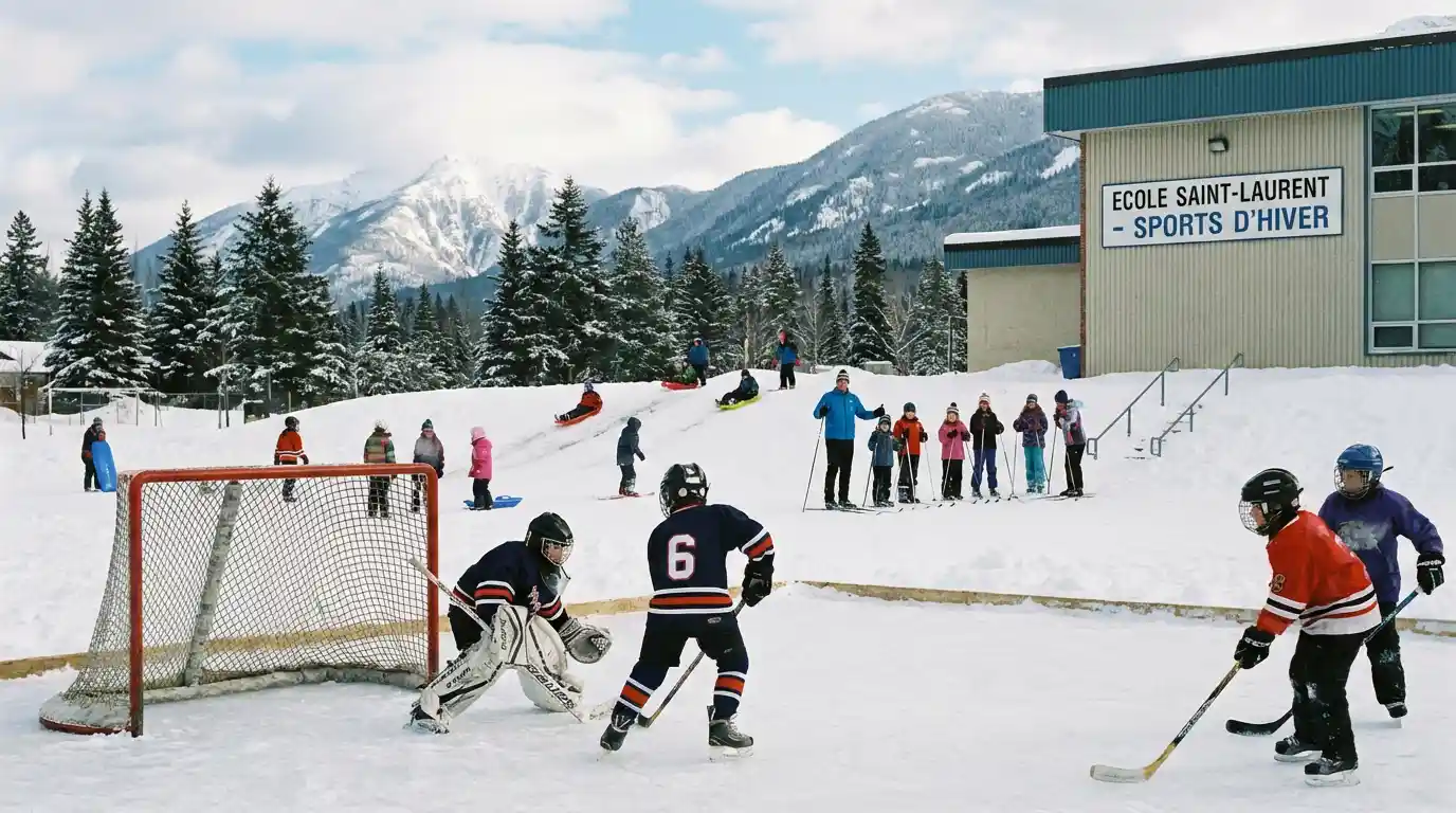 &iquest;Qu&eacute; deportes de invierno se practican desde la escuela en Canad&aacute; 3