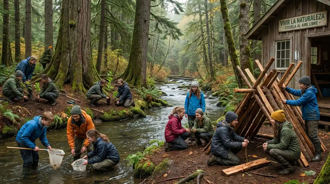 &iquest;Qu&eacute; es realmente &ldquo;vivir la naturaleza&rdquo; en la vida escolar canadiense 3
