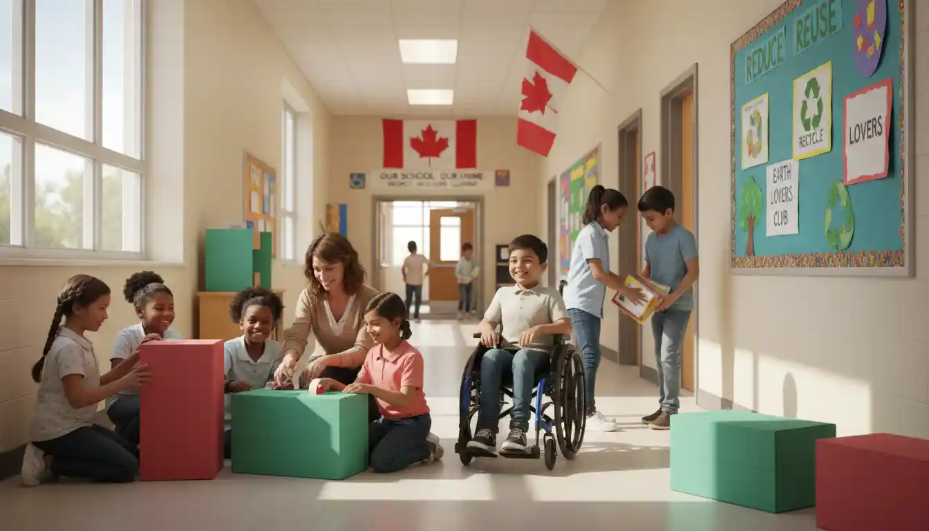 &iquest;Qu&eacute; valores se transmiten en la vida escolar diaria en Canad&aacute; 3