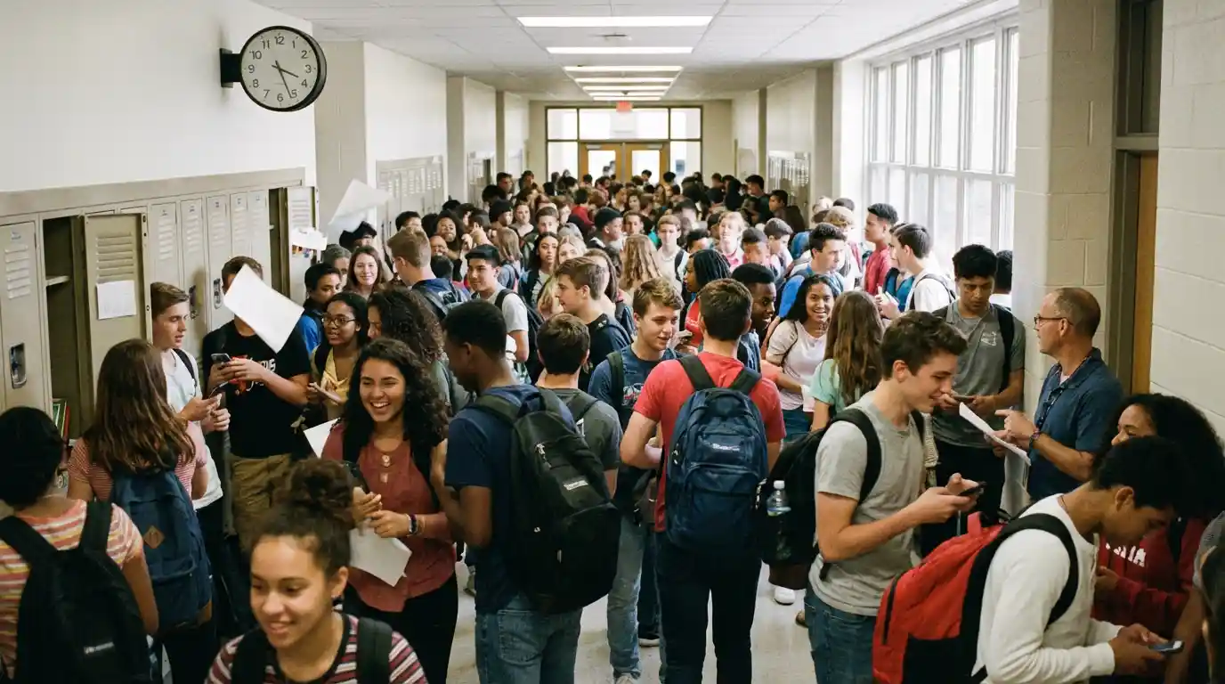 C&oacute;mo se vive el cambio de clase y el tiempo entre asignaturas 5