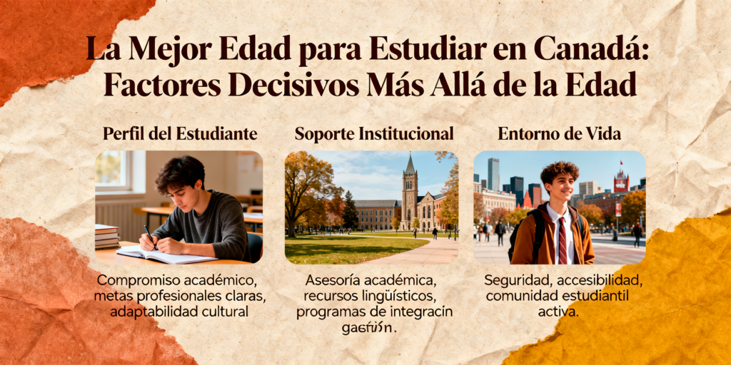 EDAD PARA ESTUDIAR EN CANADA