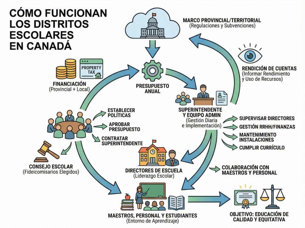 Distritos Escolares en Canadá: Una Guía Completa para Estudiantes de ESO y Bachillerato distritos escolares canadá