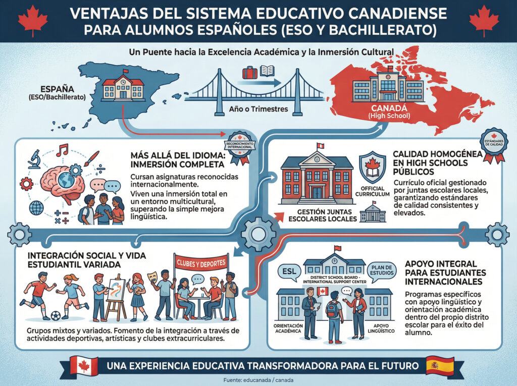 estudiar secundaria en Canad&aacute;