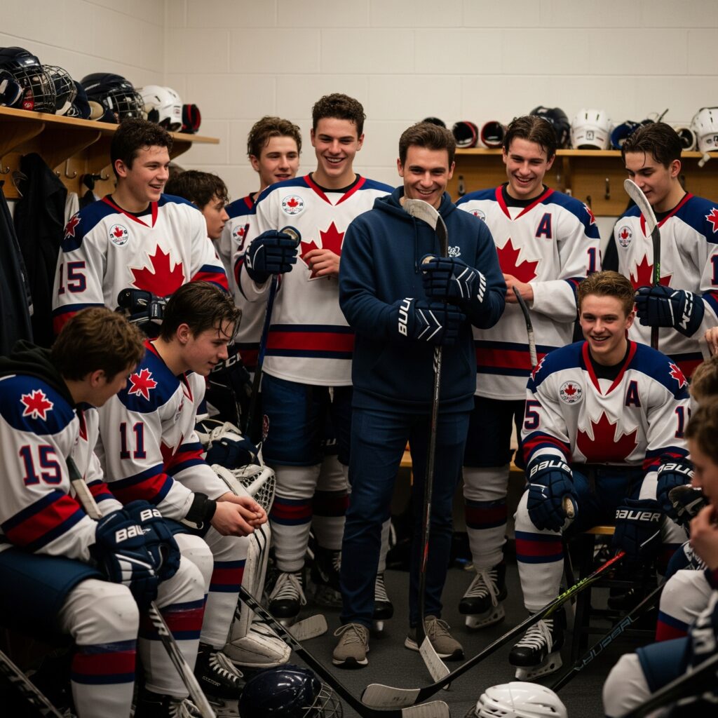 Actividades Extracurriculares en Canadá para Estudiantes de Intercambio: Guía para Padres Españoles Equipo hockey Canadá