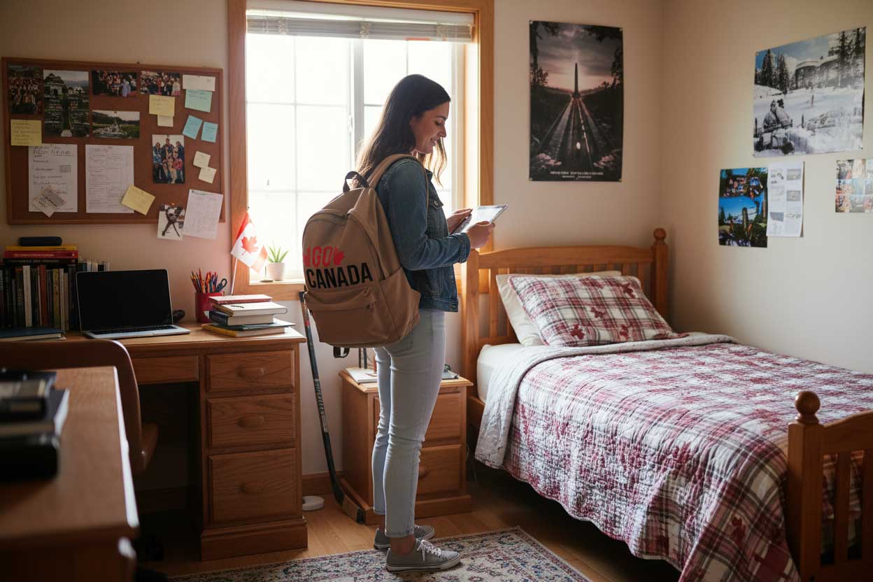 estudiante española en Canadá