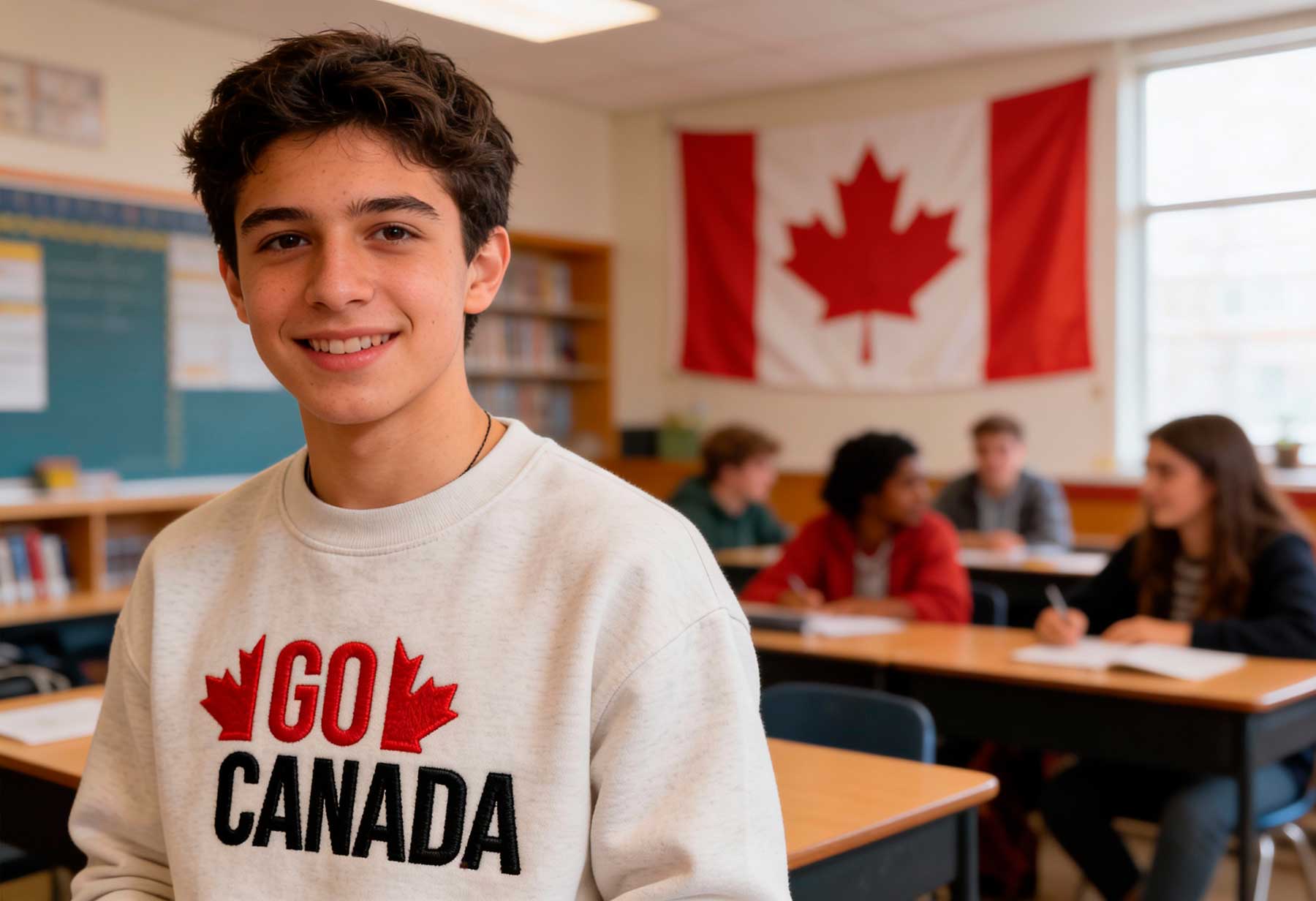 Estudiante español en Canadá