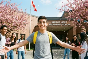 Estudiante español en Canadá