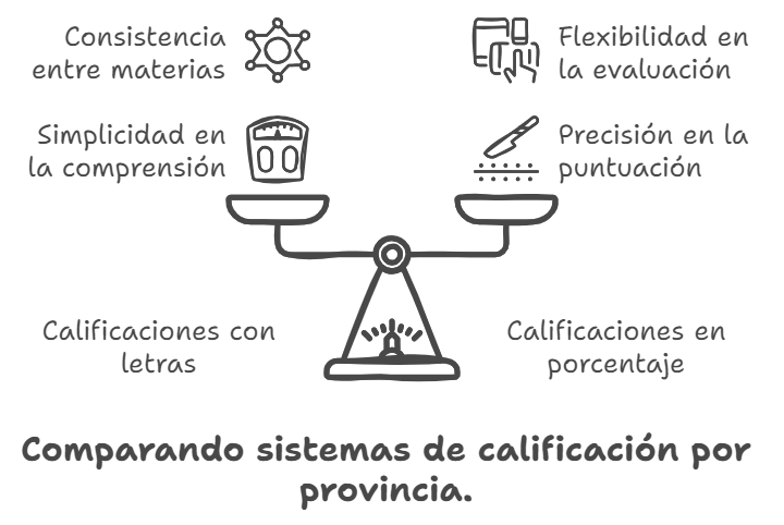 Sistema de calificación por provincias