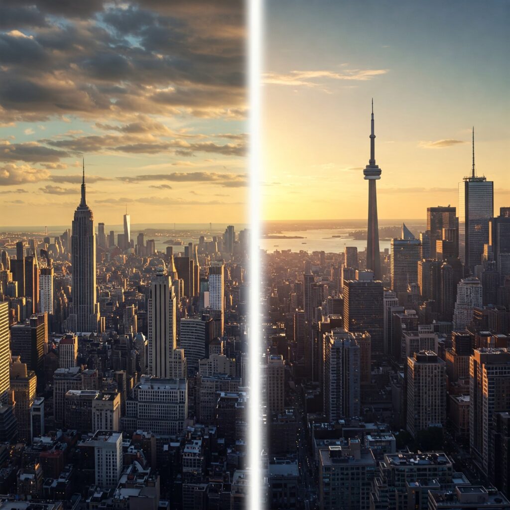 Estudiar en Canadá o Estados Unidos Nueva York y Toronto
